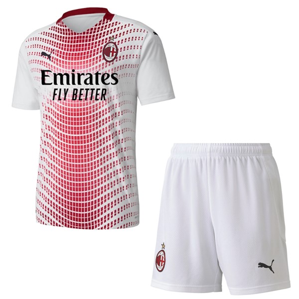 Camiseta AC Milan 2ª Niño 2020-2021 Blanco